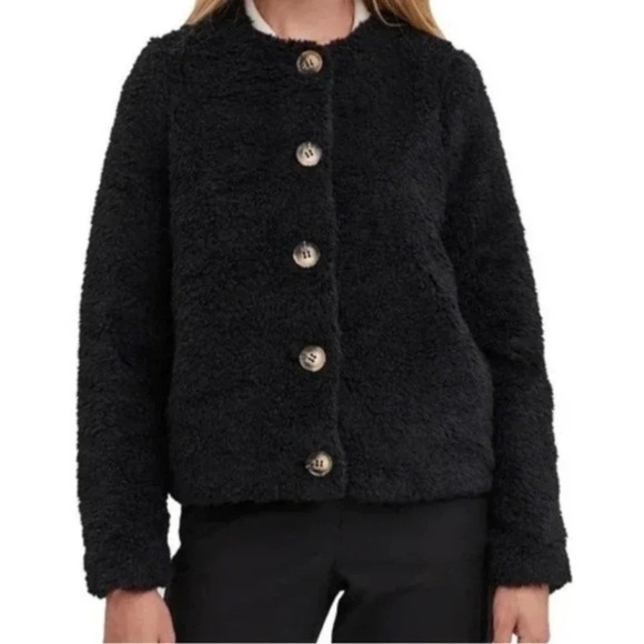 Vero Moda Faux Fur Teddy Jacket - Picture 1 of 4